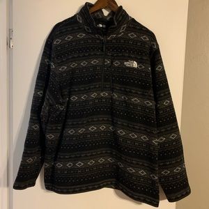 Men’s North Face Quarter Zip Jacket - 2XL